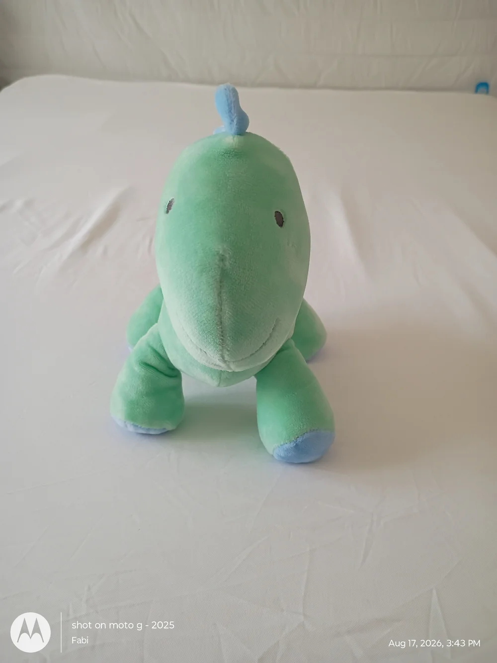 2023 Carters Wind Up Musical Baby Green Dinosaur Plush Toy Head Moves
